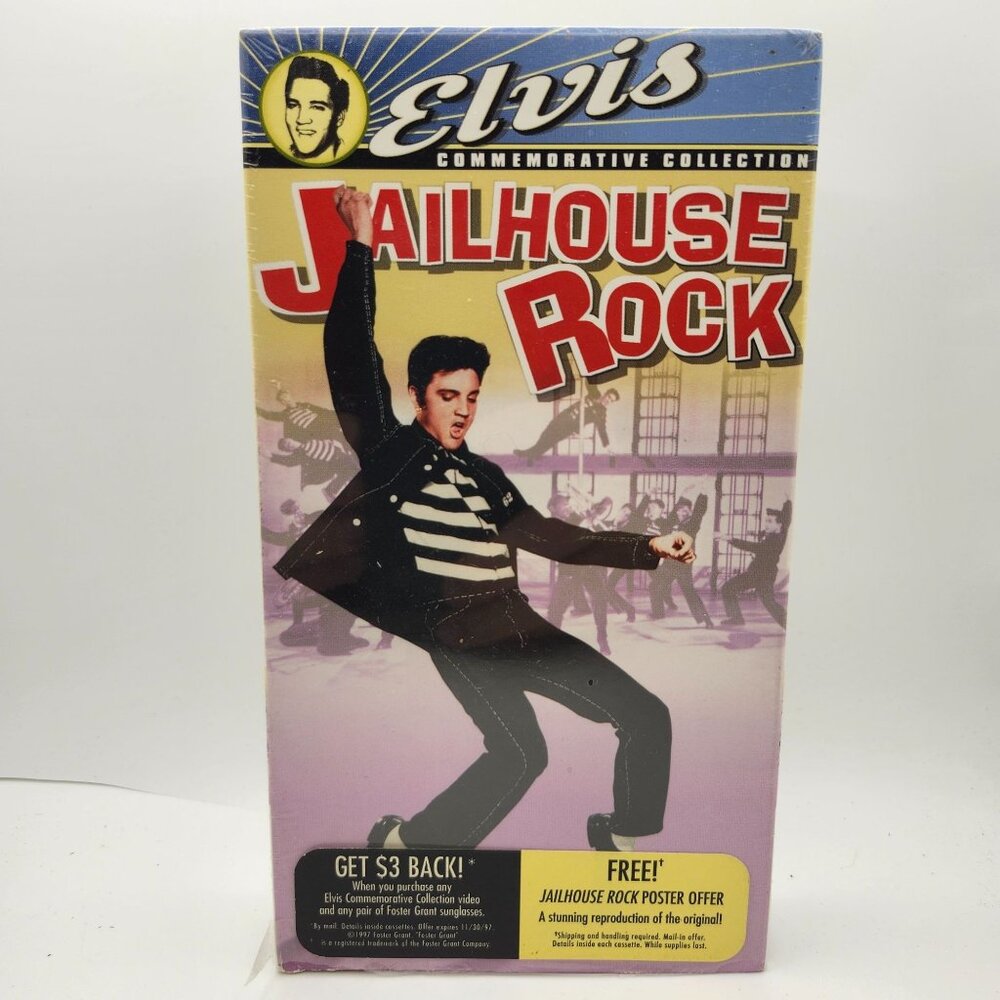 Elvis Presley Jailhouse Rock 1957 VHS 1997 Commemorative Collection MGM UA a